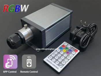 12W RGBW Twinkle Wheel Star Ceiling Fiber Optic Light Engine, APP & Remote Control