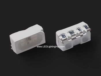 Addressable SK6812 Side Emitting 4020 RGB LED, 100 Pack