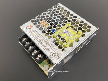 Mean Well 50W Enclosed  Switching Power Supply, LRS-50-5, 5V / 10A