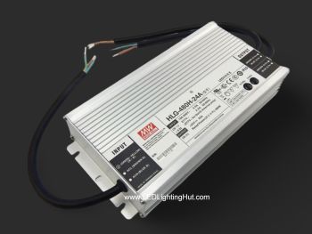 Meanwell 24V 20A 480W Waterproof Power Supply, HLG-480H-24A, IP65