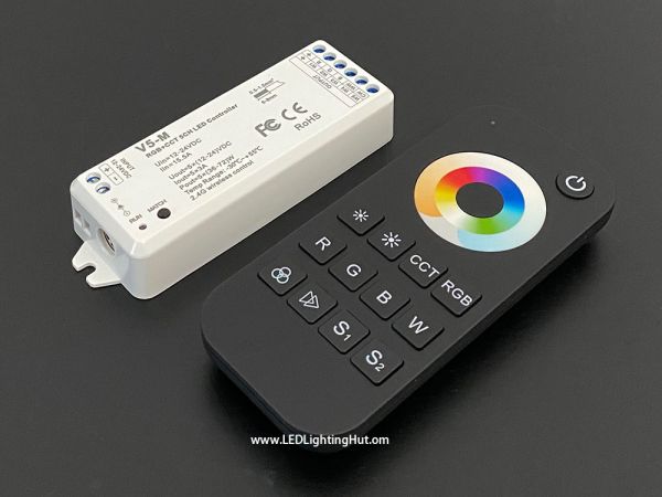 RGB + Dual/Tunable White 5-in-1 RF LED Controller